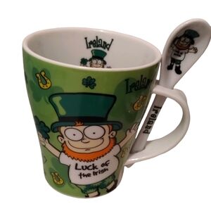 Looney Leprechauns Ireland Luck Of The Irish Coffee Mug